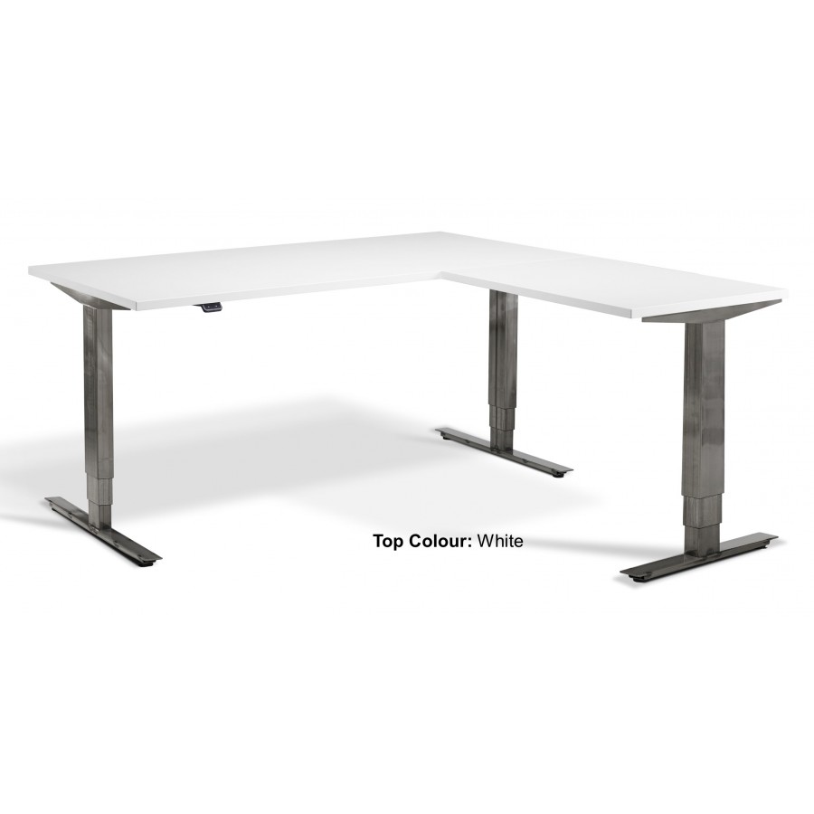 Forge Corner Triple Motor Height Adjustable Desk